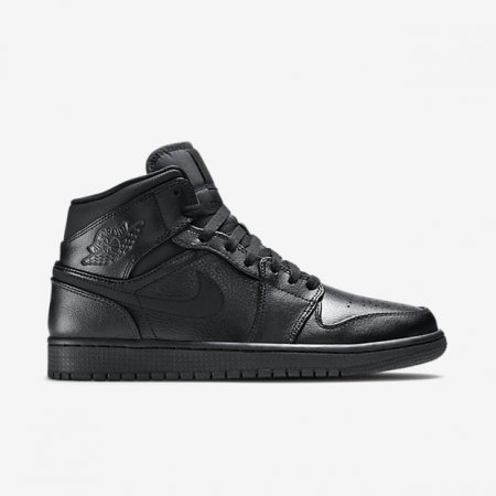 Air Jordan 1 Mid Black/Black/Black