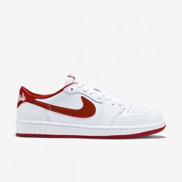 Air Jordan 1 Retro Low OG White/White/Varsity Red