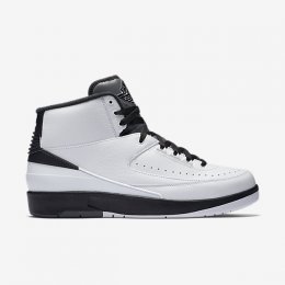 Air Jordan 2 Retro White/Dark Grey/Black