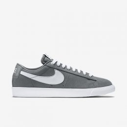 NIKE SB BLAZER LOW GT Grey/Tide Pool Blue/White