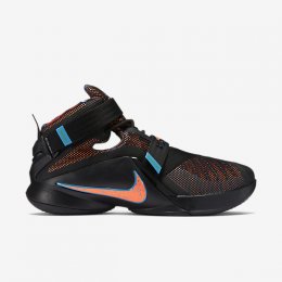 NIKE ZOOM LEBRON SOLDIER 9 Black/Blue Lagoon/Green Shock/Hyper