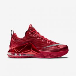 LeBron XII Low University Red/Gym Red/Black/White
