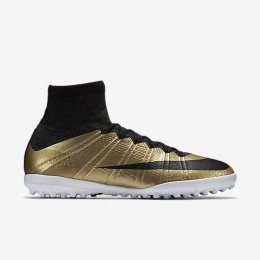NIKE MERCURIALX PROXIMO TF Metallic Gold Grain/Challenge Red/Black