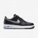 Nike Air Force 1 Black/White/Black/Metallic Silver