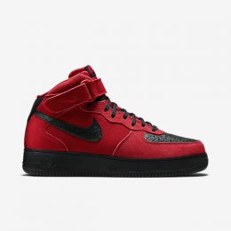 Nike Air Force 1 Mid 07 University Red/Black/Black