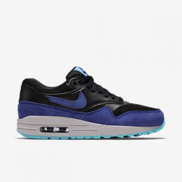 NIKE AIR MAX 1 ESSENTIAL Black/Tide Pool Blue/Pure Platinum/Deep