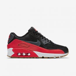 NIKE AIR MAX 90 ESSENTIAL Black/Bright Crimson/Sail/Dark Grey