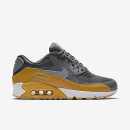 NIKE AIR MAX 90 ESSENTIAL Dark Grey/Gold Leaf/Summit White/Stealth