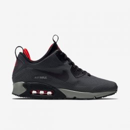 NIKE AIR MAX 90 MID WINTER PRINT Anthracite/Challenge Red/Tumbled Grey/Black