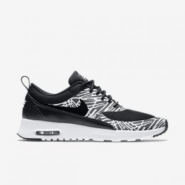 NIKE AIR MAX THEA PRINT Black/White/Metallic Silver/Black