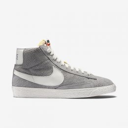 NIKE BLAZER MID SUEDE VINTAGE Wolf Grey/Laser Orange/Sail