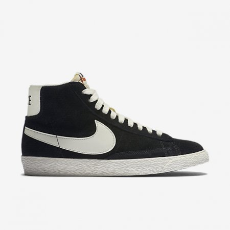 NIKE BLAZER MID SUEDE VINTAGE Black/Radiant Emerald/Sail