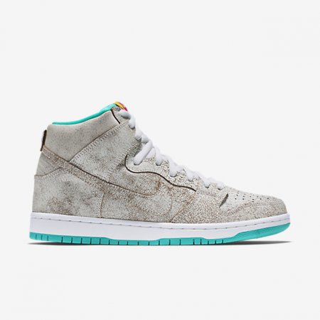 NIKE DUNK HIGH PREMIUM SB White/Hyper Jade/Tour Yellow/White