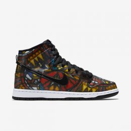 NIKE DUNK HIGH PREMIUM SB Gym Red/White/Black