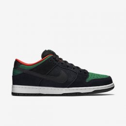 NIKE SB DUNK LOW PRO Black/Gorge Green/Challenge Red/Black