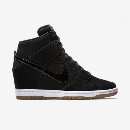 NIKE DUNK SKY HI ESSENTIAL Black/Sail/Gum Medium Brown/Black