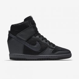 NIKE DUNK SKY HI Black/Black/Cool Grey/Metallic Hematite