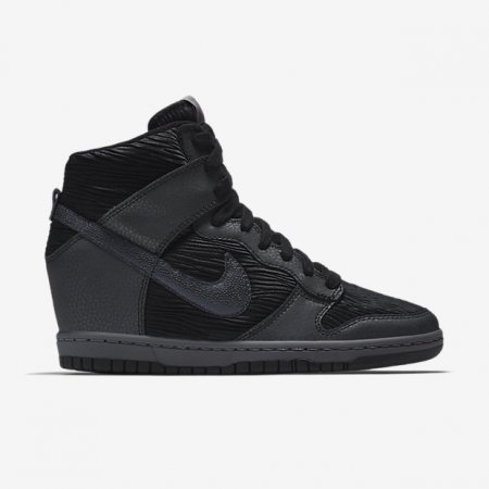 NIKE DUNK SKY HI Black/Black/Cool Grey/Metallic Hematite