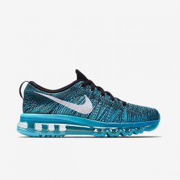 NIKE FLYKNIT AIR MAX Black/Tide Pool Blue/Blue Lagoon/White