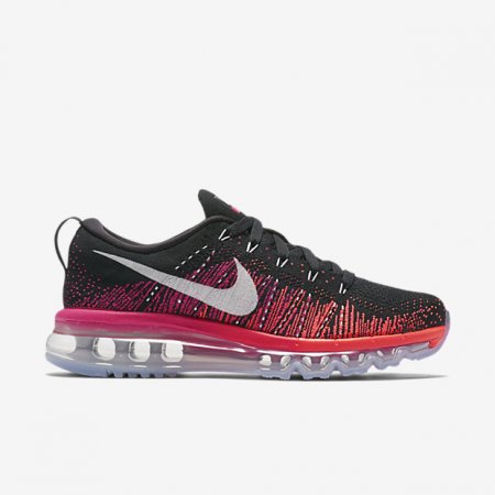 NIKE FLYKNIT AIR MAX Black/Pink Foil/Hyper Orange/White