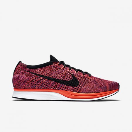 NIKE FLYKNIT RACER Black/Hyper Orange/Vivid Purple/Black