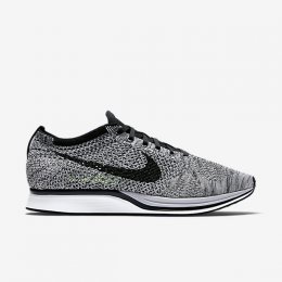 NIKE FLYKNIT RACER White/Volt/Black