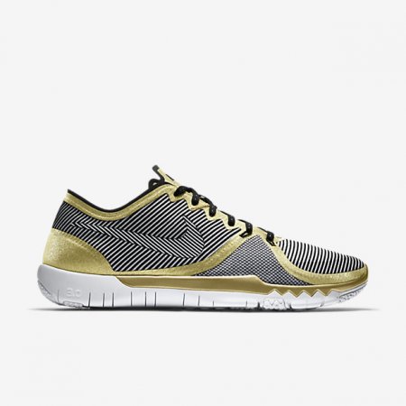 SB50 NIKE FREE TRAINER 3.0 V4 (NFL) Metallic Gold/White/Wolf Grey/Black