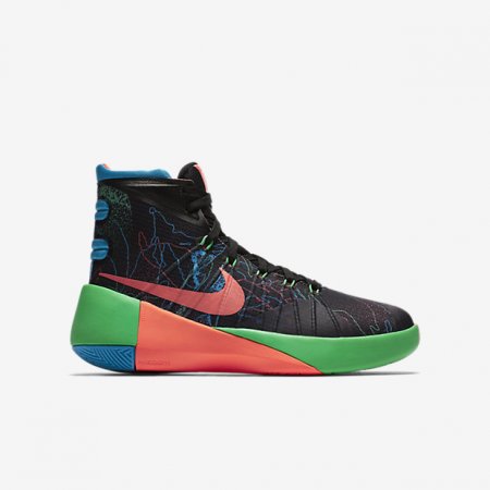 Nike Hyperdunk 2015 Black/Blue Lagoon/Hyper Orange