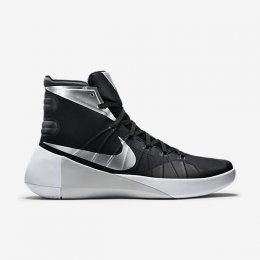 NIKE HYPERDUNK 2015 (TEAM) Black/Anthracite/White/Metallic Silver