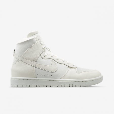 Nike Dunk High Sherpa White/White