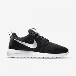 NIKE ROSHE ONE Black/White/Metallic Platinum