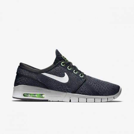 Nike SB Stefan Janoski Max Black/Wolf Grey/Flash Lime/Wolf Grey