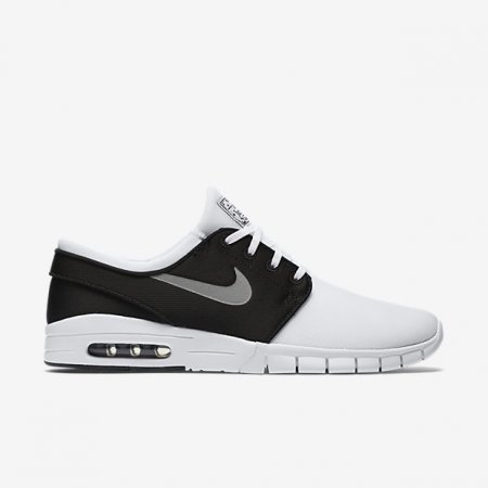 Nike SB Stefan Janoski Max White/Black/Metallic Silver