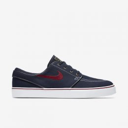 NIKE ZOOM SB STEFAN JANOSKI CANVAS Obsidian/White/Metallic Gold/Team Red