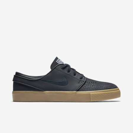 NIKE SB ZOOM STEFAN JANOSKI LEATHER Dark Obsidian/White/Gum Light Brown/Dark Obsidian