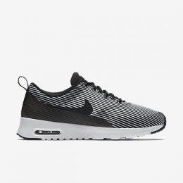 NIKE AIR MAX THEA JACQUARD Black/Metallic Silver/White