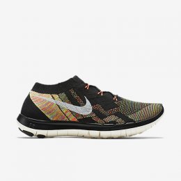 Nike Free 3.0 Flyknit Black/Hyper Orange/Volt/Sail