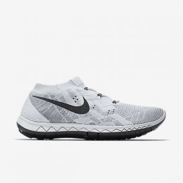 Nike Free 3.0 Flyknit White/Pure Platinum/Wolf Grey/Black
