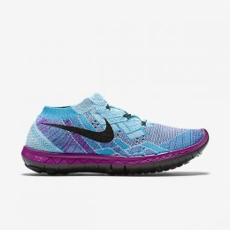 Nike Free 3.0 Flyknit Copa/Vivid Purple/Blue Lagoon/Black