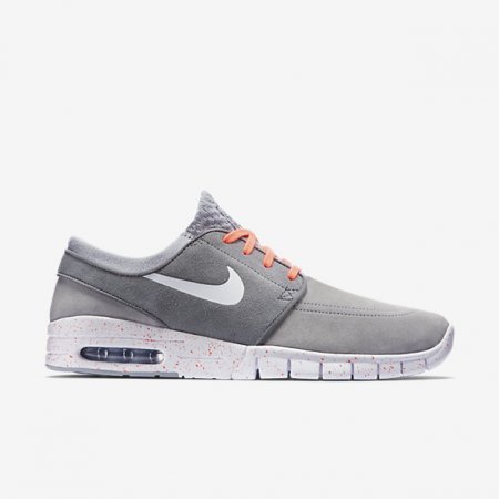 Nike SB Stefan Janoski Max Suede Wolf Grey/Cool Grey/Hot Lava/White