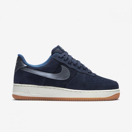 NIKE AIR FORCE 1 07 SUEDE Midnight Navy/Court Blue/Sail/Metallic Blue Dusk