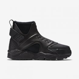NIKE AIR HUARACHE MID PREMIUM Black/Reflect Silver/Black
