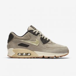 NIKE AIR MAX 90 PREMIUM SUEDE String/Dark Storm/Sail/Metallic Gold Grain