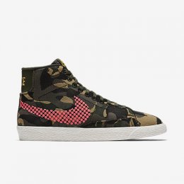 NIKE BLAZER MID JACQUARD PREMIUM Desert Camo/Sequoia/Bright Citron/Hot Lava