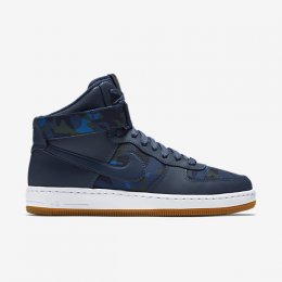 NIKE AF-1 ULTRA FORCE MID PRINT Squadron Blue/White/Gum Medium