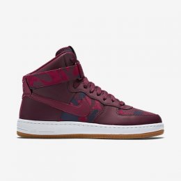 NIKE AF-1 ULTRA FORCE MID PRINT Deep Garnet/White/Gum Medium