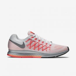 NIKE AIR ZOOM PEGASUS 32 (WOMEN'S HALF MARATHON) White/Sunset Glow/Hot Lava/Reflect Silver