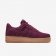 NIKE AIR FORCE 1 07 SUEDE Deep Garnet/Gum Medium Brown/Metallic
