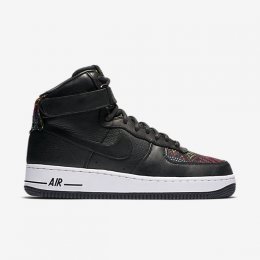 NIKE AIR FORCE 1 HIGH BHM Black/Noble Red/Summit White/Black