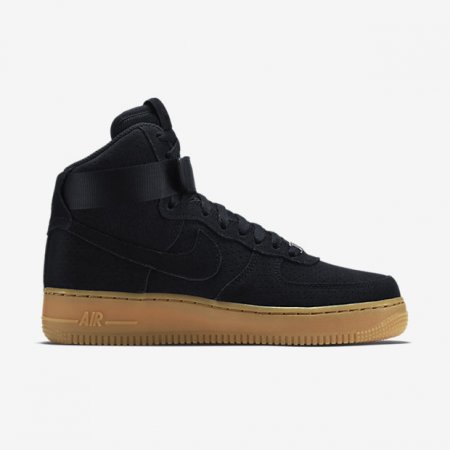NIKE AIR FORCE 1 HIGH SUEDE Black/Gum Medium Brown/Black